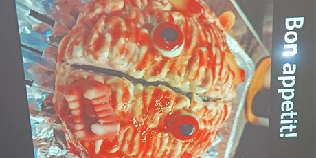 Powiększ grafikę: Zdjęcie potrawy imitującej mózg ludzki