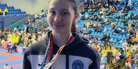 Julia Żarska - 2 miejsce na międzynarodowym turnieju karate 44TH GRAND PRIX SLOVAKIA