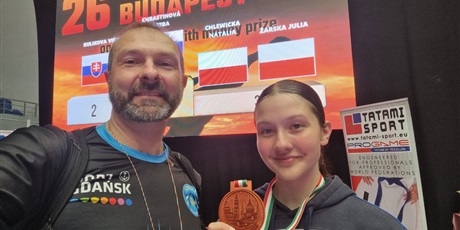 Julia Żarska - 3 miejsce na międzynarodowym turnieju karate 26th BUDAPEST OPEN